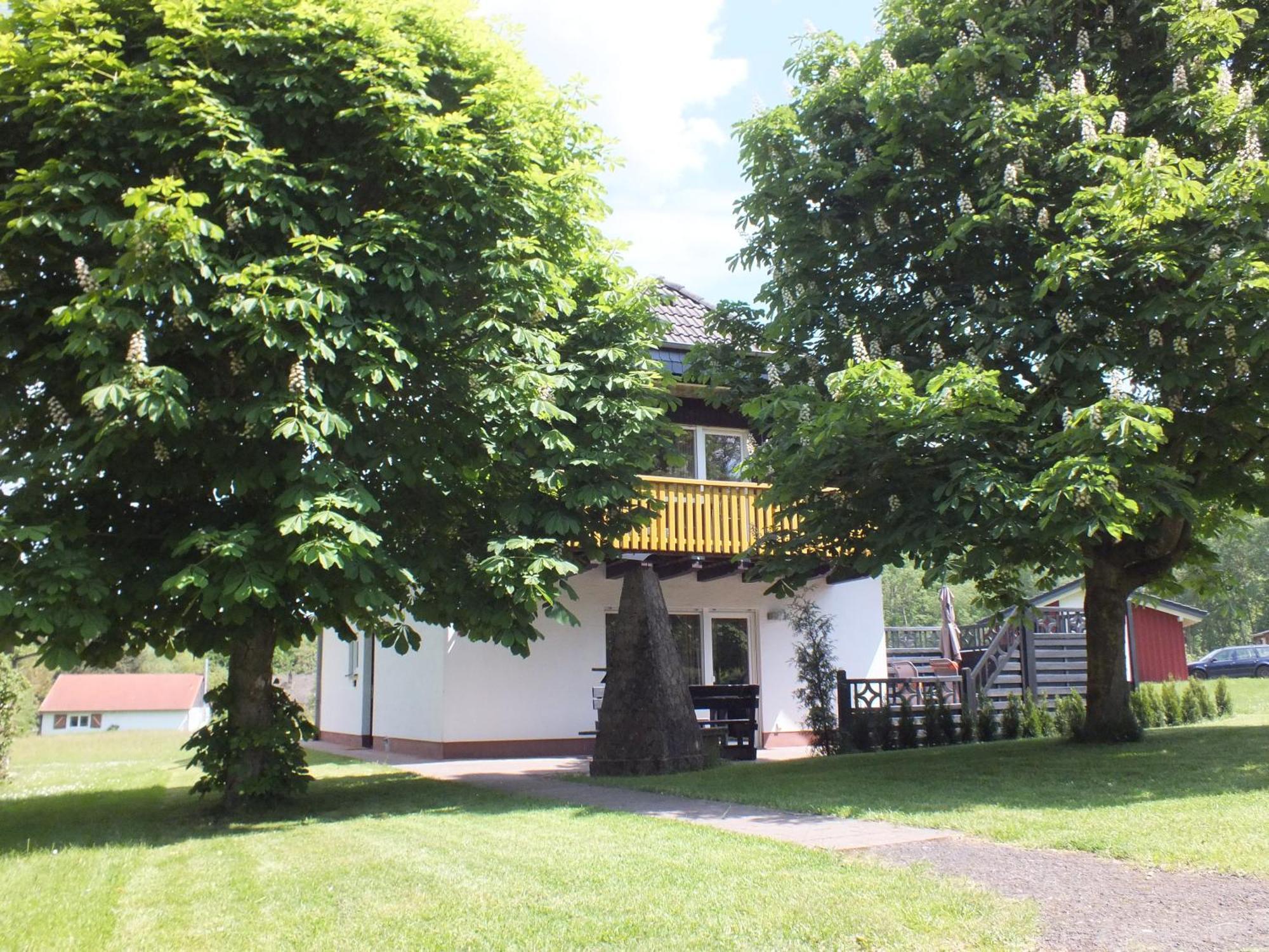Ferienhaus Moni Mit 2 Separaten Wohnungen Am Silbersee Frielendorf Exteriér fotografie